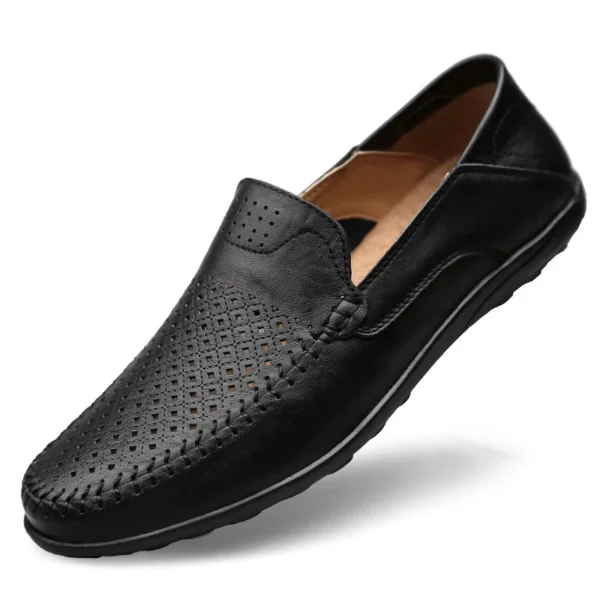Echtes Leder Herren Schuhe Casual Luxus Marke Weiche Männer Loafer Mokassins Atmungsaktive Slip auf Männliche Boot Schuhe Plus Größe 37-47