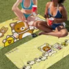 R-Rilakkuma Beach Towel Colorful Bath Towels for Girl Microfiber Quick Dry Custom Sand Free Beach Yoga Spa Gym Pool 4