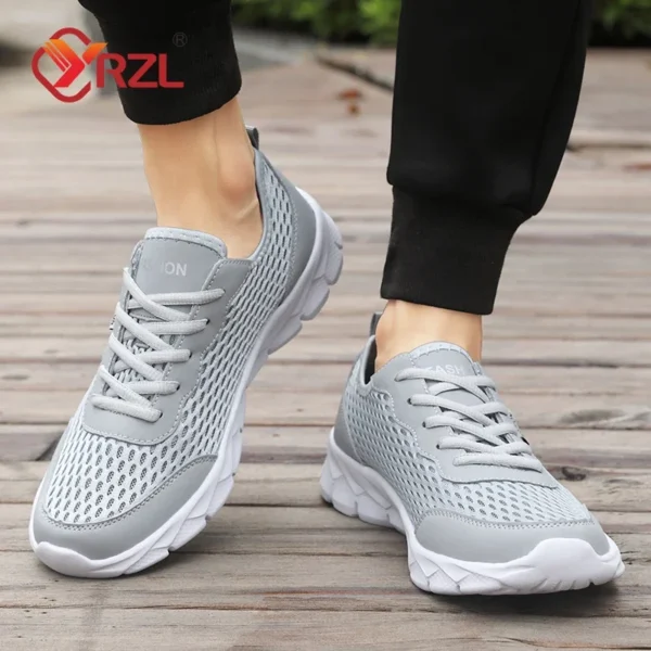 YRZL Große Größe Tennis für Männer Leichte Turnschuhe Hochwertige Atmungsaktive Outdoor Sportlich Jogging Sport Laufen Wanderschuhe 5