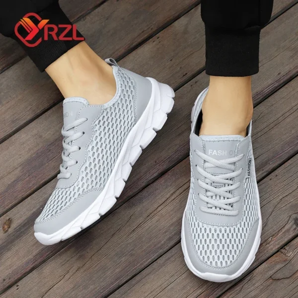 YRZL Große Größe Tennis für Männer Leichte Turnschuhe Hochwertige Atmungsaktive Outdoor Sportlich Jogging Sport Laufen Wanderschuhe 3