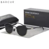 Barcur tr90 tempel sonnenbrille frauen polarisiert mode sonnenbrille fahren rund damen sonnenbrille 5