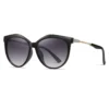 Barcur polarisierte Cat Eye Sonnenbrille Frauen Farbverlauf runde Sonnenbrille für Frauen oculos lunette de soleil femme 5