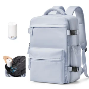 Vakuum-Kompressionsrucksack 40x20x25 – Business & Reiserucksack Kabinentauglich