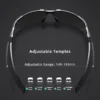 CLLOIO Top Qualität Aluminium Polarisierte Photochrome Sonnenbrille Männer Randlose Tag Nacht Fahren Brille Anti-Glare Chameleon Brillen 5