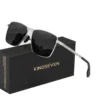 KINGSEVEN 2025, klassische polarisierte Sonnenbrille für Männer und Frauen, quadratischer Legierungsrahmen, Antireflexionsbrille, Luxusbrille 2