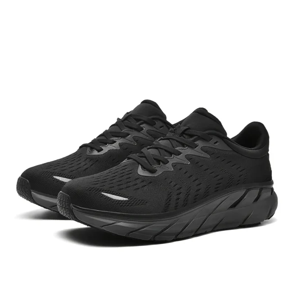 Herren-Lauf-Wanderschuhe zum Straßenläufen |   Max gepolsterter Komfort |   Langlebig, rutschfest |   Atmungsaktive sportliche Tennis-Cross-Training-Sneaker 5