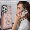 Crossbody Lanyard Ringhalter Ledertasche für iPhone 13 14 15 16 Pro Max 12 11 XS Max XS 8 7 Plus Multi-Kartensteckplatz Wallet Cover 6