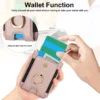 Umhängetasche mit Ring, Kartenhalter, Leder-Handyhülle für Samsung Galaxy Z Flip 6, 5, 4, 3, Lanyard, stoßfeste Schutzhülle 6