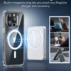 ESR für iPhone 16/15/14 Pro Max Hülle (4 in 1) Set durchscheinende matte Hülle mit Displayschutzfolie MagSafe Backcover Military-Grade 5
