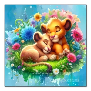 Disney DIY Diamant Malerei Stich Simba Der König Der Löwen Mosaik Dumbo Voll Platz Runde Bohrer Stickerei Set Cartoon Wand Dekor