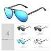 VEITHDIA-Marke Designer-Sonnenbrille aus Aluminium-Magnesium, polarisiert, UV400-Linse, Brillenzubehör, männlich und weiblich, V6850 4