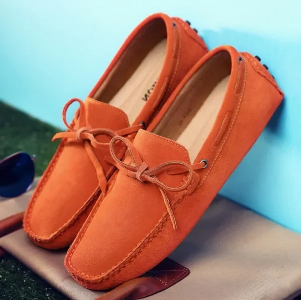 Wildleder Schuhe Männer Größe 38-46 Luxus Männer Slipper weiche Mokassins Mann hochwertige Schuhe lässig Echt leder Fahr wohnungen Penny 6