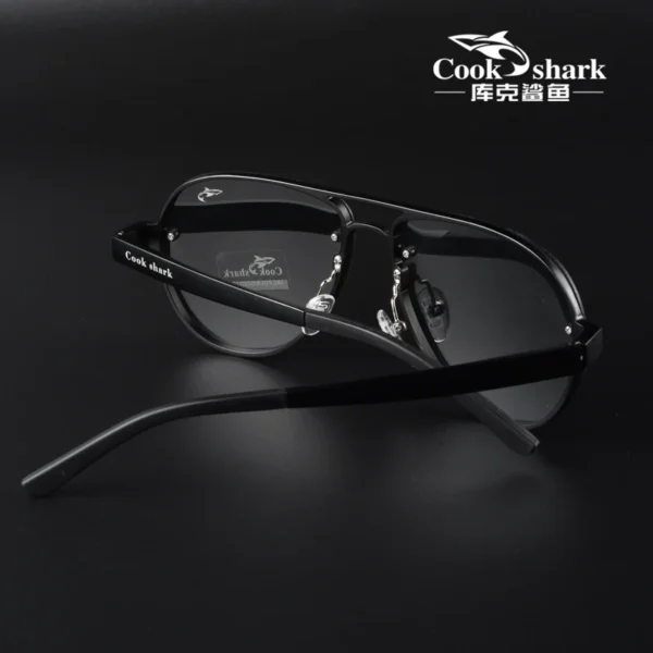 Cook's farbwechselnde Sonnenbrille, polarisierte Sonnenbrille für Männer, Tag und Nacht, Mehrzweck-Fahrspiegel, Angelbrille 4