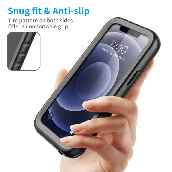 SPORTLINK Wasserdichte Hülle für iPhone 14 13 12 11 15 Pro XS Max SE 2. 3. 2022 X XR 5 7 8 Schwarze Abdeckung Tauchen Unterwasser Schwimmen 4