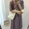 Elegante Tragetasche aus floraler Spitze für Damen. Schicke Schulter- und Handgelenkhandtasche mit Magnetverschluss, perfekt für alltägliche Strand-Eleganz 6
