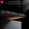 Xundd Handyhülle für POCO F7 Pro F7 Ultra Airbag, stoßfeste Schale, TPU + PC-Rückseite, gestreift, transparente Abdeckung, Anti-Fingerabdruck 5