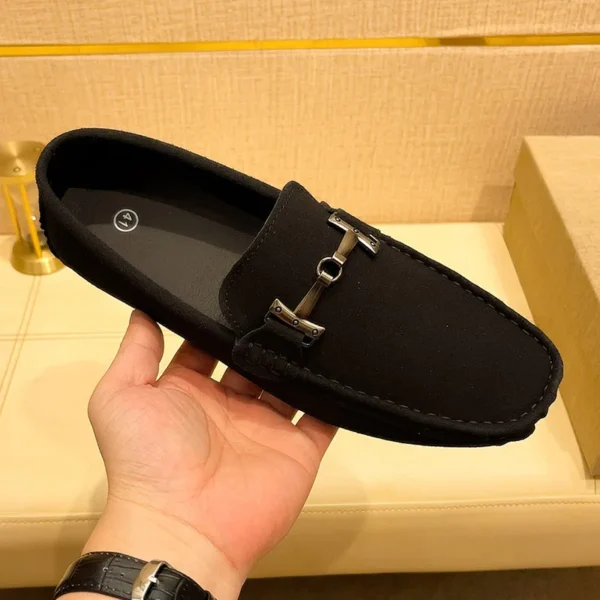 Maedef Wildleder Männer Freizeit schuhe faule Schuhe männlich atmungsaktive Slip-On Herren fahren flache Schuhe bequeme Boots schuh Slipper Mokassins 2