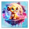 Disney DIY Diamant Malerei Stich Simba Der König Der Löwen Mosaik Dumbo Voll Platz Runde Bohrer Stickerei Set Cartoon Wand Dekor