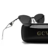 GCV Brandneue 2-in-1-polarisierte Sonnenbrille für Damen, Anti-Blaulicht-Brille, Schmetterlingsrahmen, multifunktional, medizinische Anwendbarkeit 4