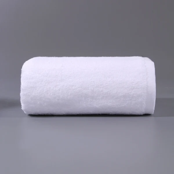 Badetuch-Set aus Bio-Baumwolle für Kinder und Erwachsene, luxuriös, weiß, grau, dick, 70 x 140 cm, 40 x 70 cm 5