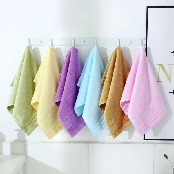 2 Stück Bambusfaser-Handtücher-Set, 34 x 74 cm, 70 x 140 cm, Gesicht, Dusche, Geschenk, Handtuch, Unternehmen, Arbeitsversicherung, Geschenk, bestickte Handtücher, Großhandel 6