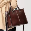 Frauen Handtasche Kreuz körper Schulter Tasche Aus Echtem Leder Einkaufen Mode Büro Weibliche Echtes Rindsleder Messenger Top Griff Taschen