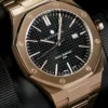 SAPPHERO Rose Gold Männer Uhren Luxus Edelstahl Uhr High-End Männer Geschenke Uhr Datum Mode Sport Wasserdichte Uhr Für Männer 4