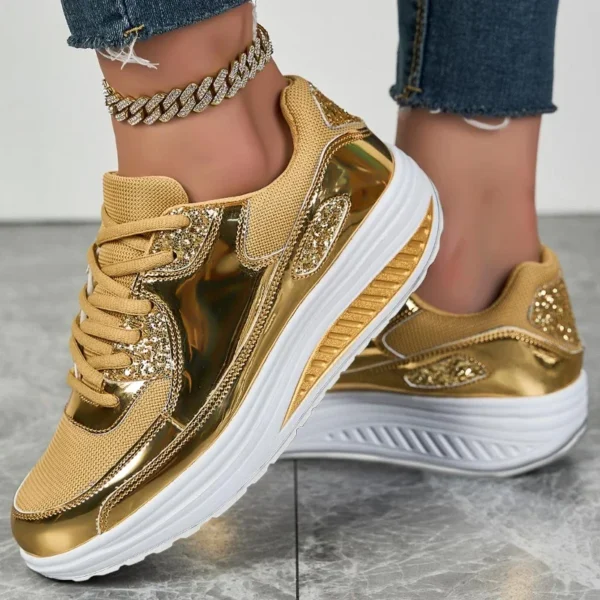 Mesh Atmungsaktive Frauen Casual Turnschuhe Spitze-up Vulkanisierte Schuhe Damen Plattform Turnschuhe Weibliche Schuhe Plus Größe Zapatos De mujer 5