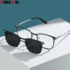 Männer Polarisierte Sonnenbrille Frauen Blau Licht Blockieren Brillen Rahmen Computer Lesebrille Rezept Myopie Linsen Brillen 2