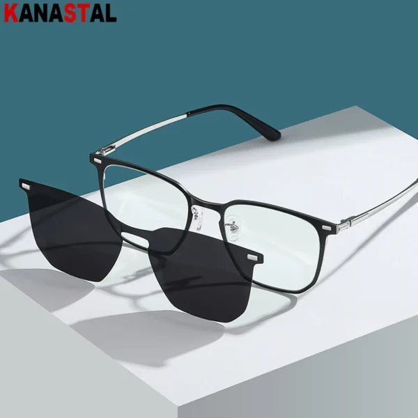 Männer Polarisierte Sonnenbrille Frauen Blau Licht Blockieren Brillen Rahmen Computer Lesebrille Rezept Myopie Linsen Brillen 2