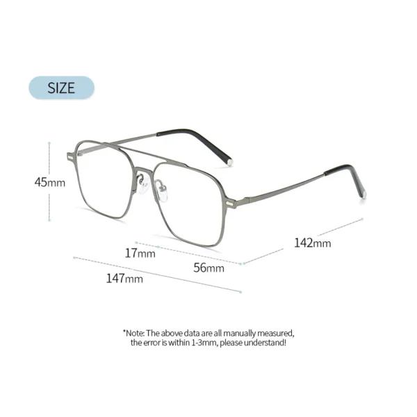 Metall 3-in-1 neuer Stil Magnet Clip auf Brillengestell Trend polarisierte Sonnenbrille für Männer 2023 optische Computerbrille UV400 7009 6