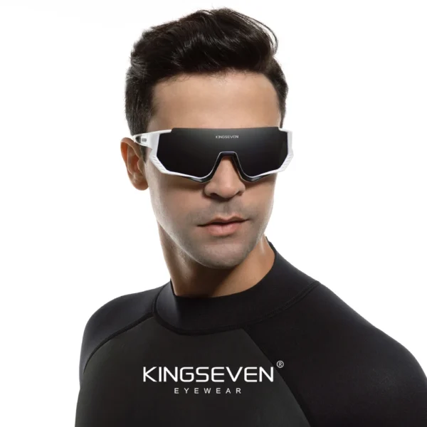KINGSEVEN Radfahren Sonnenbrille Männer Frauen Mtb Fahrrad Brille UV400 Polarisierte Angeln Schutz Brillen Photochrome Fahrrad Brille 2