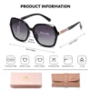 CATMONROE Luxus Polarisierte Frauen Sonnenbrille Schmetterling Rahmen Rosa Geschenk Box Mode UV400 Sonnenbrille Bekleidung Zubehör 2