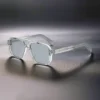 CATERSIDE Retro Punk Sonnenbrille Männer Vintage Flache Top Doppel Brücken Hohe Qualität Sonnenbrille Frauen Reise Party Festival Brillen 2