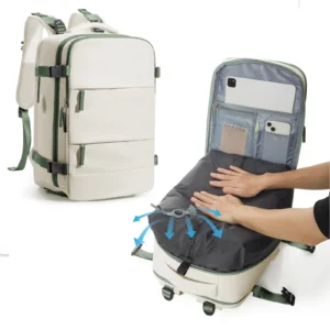 Wasserdichter Vakuumrucksack mit Pumpe – Für Reisen & Business