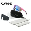 KAROS Polarisierte Sonnenbrille UV400 Sportbrille Winddichte Sandreitsonnenbrille 5