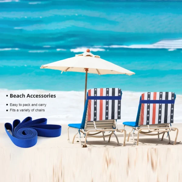 Strandkorb-Handtuchbänder, dehnbares Gummiband, Handtuchhalter, Handtuchklammern für Lounge, Strand, Pool, Stühle, Sommer 2