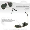 SunCubic Herren-Sonnenbrille, klassischer UV-Schutz, Metall, Gold, Gra, Vintage-Brille, Oculos De Sol, zum Einkaufen, Reisen, MST112 3