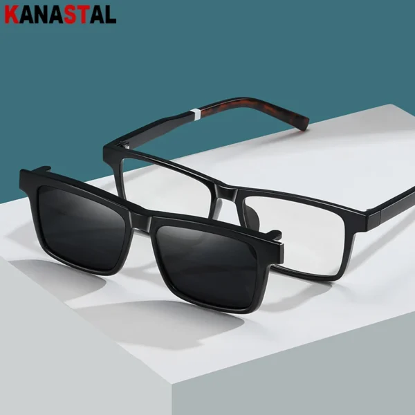 Frauen Polarisierte Sonnenbrille Männer Myopie Rezept Lesebrille Blau Licht Blockieren TR90 Brillen Rahmen Optics Objektiv Brillen 4