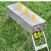 Outdoor-Grill Grill Edelstahl Holzkohle Grill Herd tragbares Haus Falten Holz verbrennung Grill für Camping Picknick Grill 6