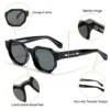 CATERSIDE Punk Quadratische Sonnenbrille Männer Vintage Dicken Rahmen Hochwertige Retro frauen Sonnenbrille Party und Urlaub Reise Brillen 6
