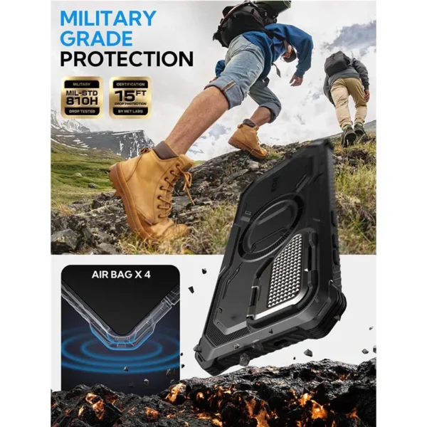For Samsung Galaxy S25 Case 6.2 inch (2025) I-BLASON Armorbox magnetische Telefon hülle mit eingebautem Displays chutz und Kamera abdeckung 3