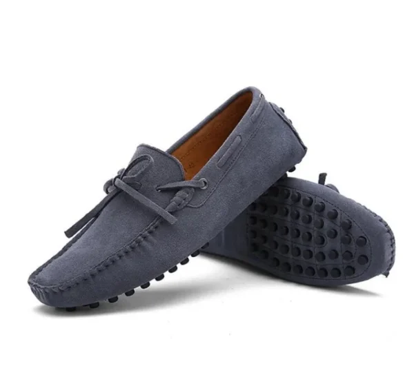 Wildleder Schuhe Männer Größe 38-46 Luxus Männer Slipper weiche Mokassins Mann hochwertige Schuhe lässig Echt leder Fahr wohnungen Penny 3