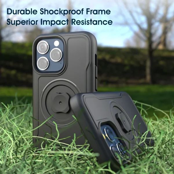 Stoßfeste einteilige Handyhülle für iPhone 14/15 Pro Max – kompatibel mit Phone Mounts der Shop C-Serie, langlebiges und sicheres Design 3