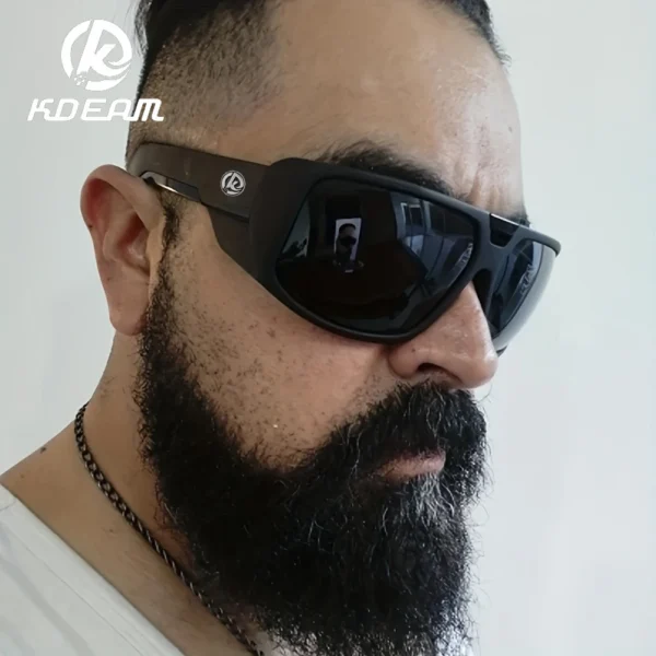 KDEAM Neue Große Rahmen Designer Polarisierte Männer Sonnenbrille Luxus Marke Winddicht Fahren Gläser Angeln Brillen Mode Frauen Auge