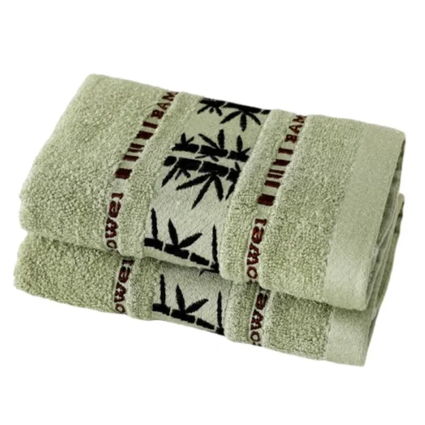 2 Stück Handtuch-Sets aus Bambusfaser, Bad-Handgesichtshandtücher, 34 x 34 cm, 35 x 75 cm, 70 x 140 cm, Handtuch, personalisierte Sport-Geschenk-Handtücher, Ska