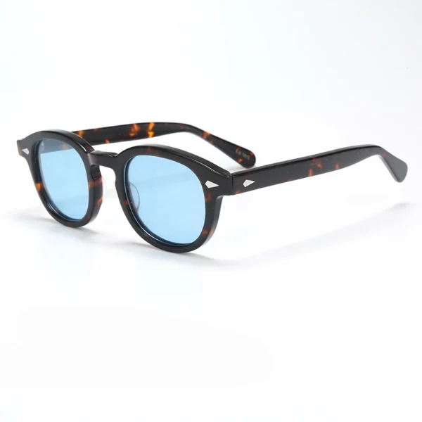 Johnny Depp Polarisierte Sonnenbrille Männer Lemtosh Sonnenbrille Frau Luxus Marke Vintage Acetat Rahmen Brille 6