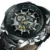 LEATHER SILVER BLACK