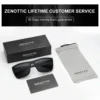 ZENOTTIC Polarisierter Sonnenbrillen-Schatten für Damen und Herren, leichter TR90-Rahmen, UV400-Schutz, quadratische Sonnenbrille 2024 2025 6