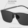 VEITHDIA männer Sonnenbrille Angeln Polarisierte UV400 Nylon Objektiv Im Freien Fahren Brillen Edelstahl Sonnenbrille Für Männliche V8226 5